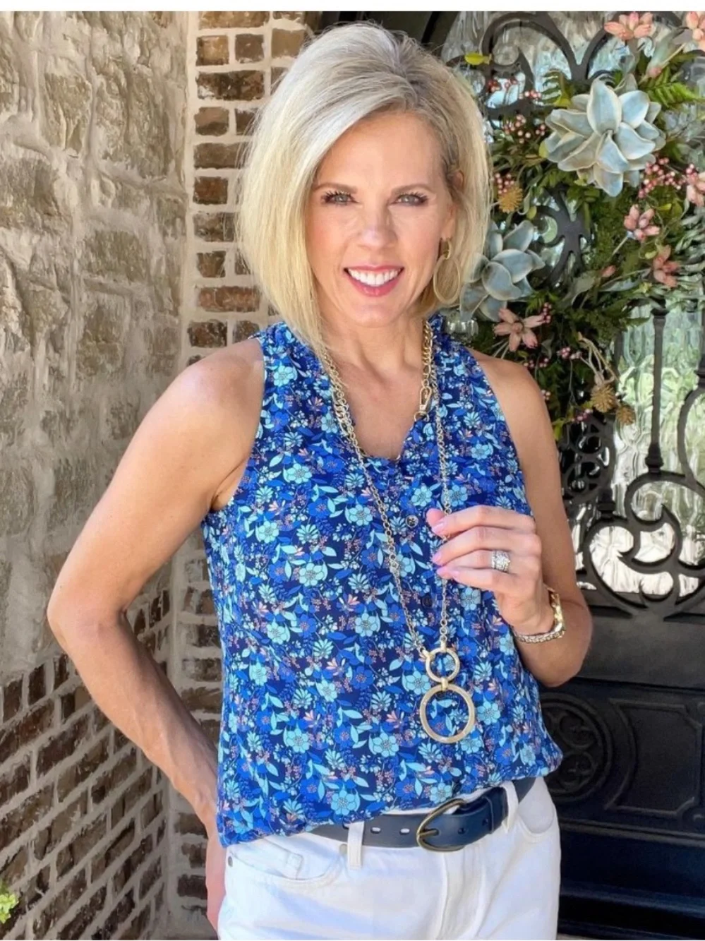 ☀️ CABI ‘Take Two’ Sleeveless Blouse